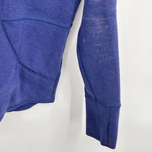 The North Face Hoodie Womens XL Full Zip Fleece Sweatshirt Outdoor Gorpcore Blue thumbnail 5