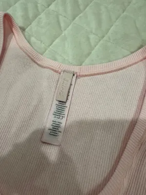 Crop Stretch Cotton Rib Tank SKIMS - sugar pink thumbnail 2