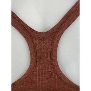 Lululemon Brown Sleeveless Scoop Neck Yoga Athletic Activewear Cami Tank Top 4 thumbnail 5