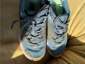HOKA Anacapa Breeze Low Women’s 6 Blue Pink Trail Hiking Vibram Megagrip Outdoor thumbnail 9