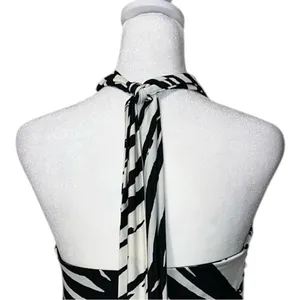Apt 9 Black and White Halter Dress thumbnail 6