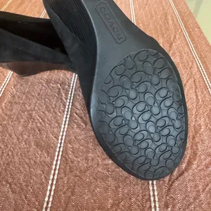 Coach Black Wedge Shoes thumbnail 4