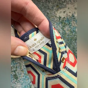 Kate Spade x Keds Champion Geo lace less slip on sneakers, size 6.5M thumbnail 3