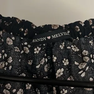 Brandy Melville Black Floral Blouse thumbnail 2