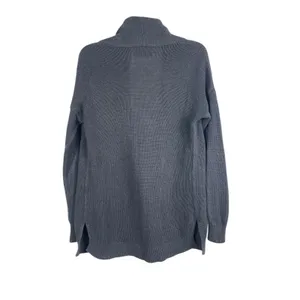 Abercrombie & Fitch Open Front Cardigan Sweater Logo Women’s Gray Shawl Collar S thumbnail 5