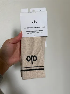 ALO unisex throwback sock size M thumbnail 4
