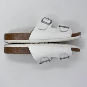 Cushionaire Lane White Leather Sandals - Size 10M - Gently Used, with Box thumbnail 7
