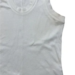 Z Supply Ribbed Sirena Tank Scoop neck Off white Medium thumbnail 5