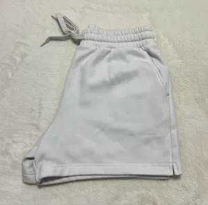 Fabletics Light Grey Athletic Shorts with Elastic Waistband thumbnail 1