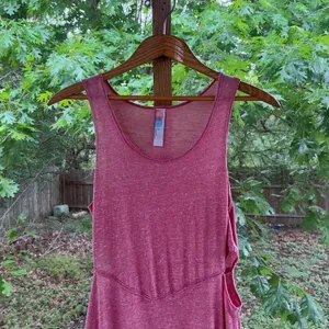 Free People Beach Pink Side Cutout Maxi Dress Sleeveless Size S thumbnail 3