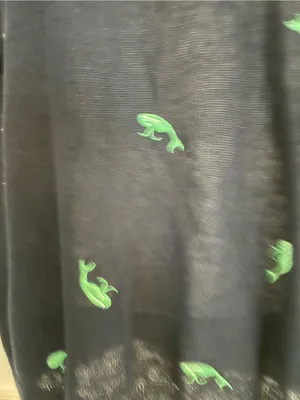 J. Crew Navy Sweater with Green Whale‎ Accent thumbnail 2