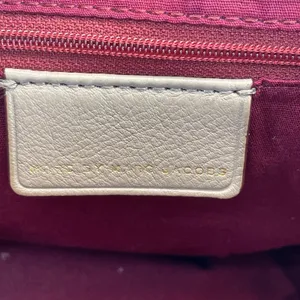 Marc Marc Jacobs Beige Q Legend Satchel Shoulder Bag w/ID Card Wallet Dust Bag thumbnail 8