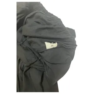 Abercrombie Fitch Jumpsuit Womens XS Lightweight V Neck Short Sleeve Pockets Blk thumbnail 7