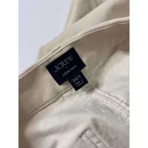 J.Crew Lizzie Pant Size 30 Beige Wide Leg Utility Pants Cotton Stretch thumbnail 4