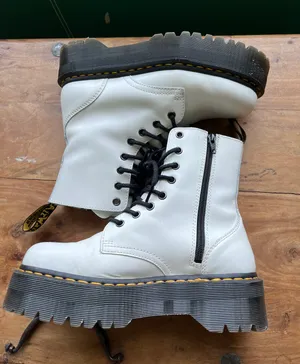 Dr. Martens White Jadon Boot thumbnail 2