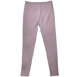 Everlane‎ Seamless Legging Ribbed High Waist M L Light Purple Lilac thumbnail 2