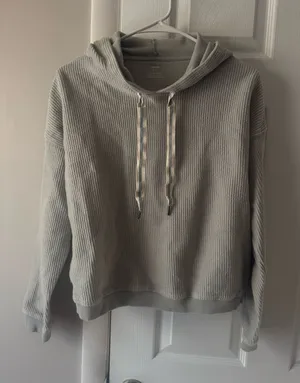 Aerie Crop hoodie light blue thumbnail 1