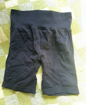 High Waist Black Bike Shorts thumbnail 1