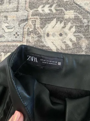 zara faux leather shorts thumbnail 3