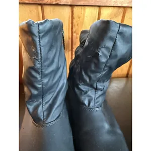 Totes Black Waterproof Winter Snow Boots Comfy Size 8‎ thumbnail 3
