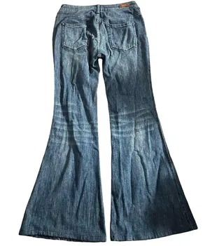 Anthropologie Pilcro Ultra High Rise Flare Jean 27 Women’s Blue OB808710 thumbnail 3