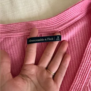 Abercrombie & Fitch Pink Ribbed Cardigan thumbnail 2
