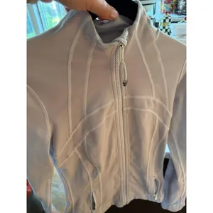 Lululemon Define Jacket featuring a full zipper and a high neck white 4 thumbnail 5
