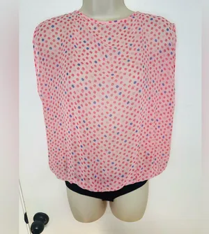 Fiorucci Polka Dot Light Pink Body Suit NWT Italian Size 40 Oversized Size 4 thumbnail 11