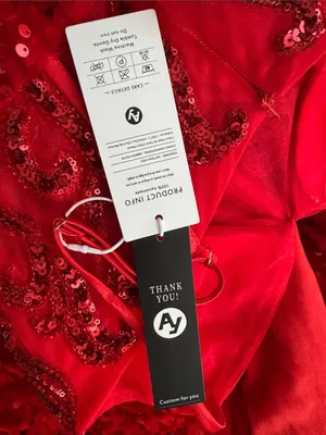 Unbranded Off shoulder Beaded Corset Slit Red Sequin Ruched Evening Gown Sz 6 A thumbnail 15