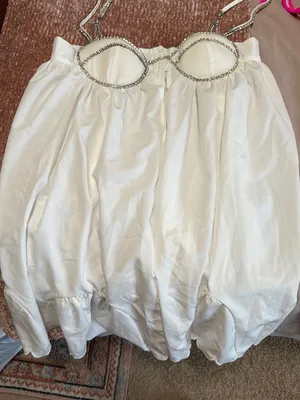 White mini dress shein Size M thumbnail 1