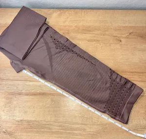 Gymshark Energy+ Seamless Cropped Leggings Size Small Adjustable- Brown thumbnail 9