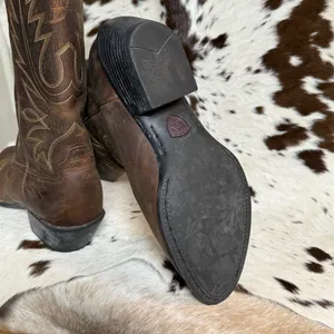Ariat Heritage Leather Round Toe‎ Western Boots Size 8.5 T1 thumbnail 8