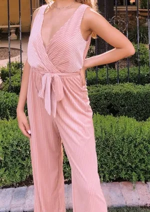 M Pink jumpsuit Size M thumbnail 1