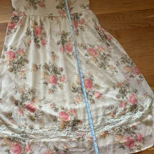 Band of Gypsies Cream Sundress with Spaghetti Straps Size L thumbnail 9