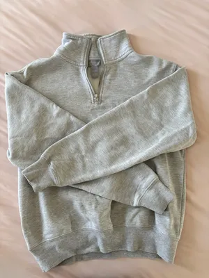Tilly’s Grey Quarterzip Sweatshirt thumbnail 1