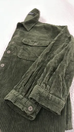 Velvet Heart Army Green Corduroy Jacket thumbnail 9