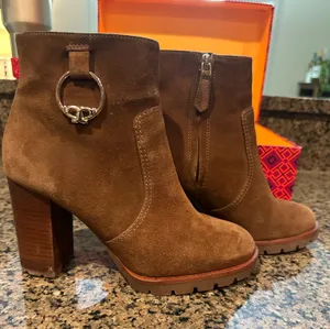 Tory Burch Suede Booties thumbnail 1
