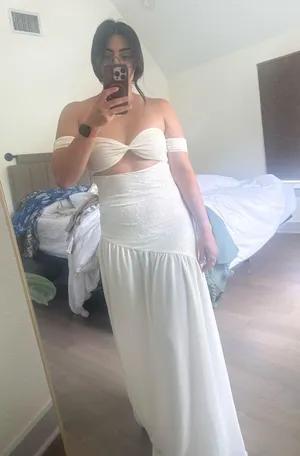 Nwot Outcast Muaii Maxi Dress Ivory thumbnail 2