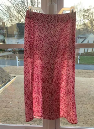 monkies floral maxi skirt thumbnail 1