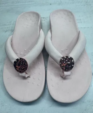 Vionic Soft Foam Thong Sandals with Decorative Medallion - Light Pink thumbnail 1
