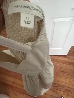 Treasure & Bond Oatmeal Midi Sundress thumbnail 3