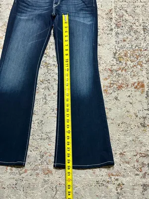 Big Star Remi low rise flare jeans embellished back pockets size 30 y2k thumbnail 5