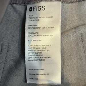 Figs‎ Zamora Scrub Pants Womens XS/P Gray Green Joggers Nursing Medical Vet thumbnail 6