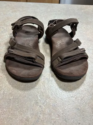 New Balance Maya Sandals Brown Nubuck Straps Comfort Arch Outdoor 9 thumbnail 3