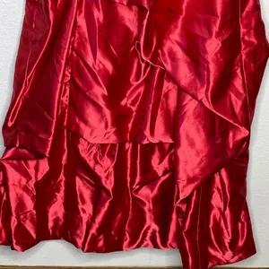 Vintage Strapless‎ Formal Dress Red Size M thumbnail 6