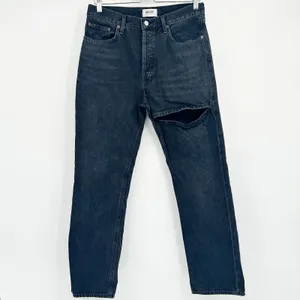 AGOLDE Womens‎ Organic Cotton Lana Slice High Rise Cutout Straight Leg Jeans 29 thumbnail 3