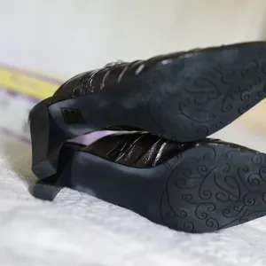 Brighton Rubens‎ Bronze Patent Croc Leather Mules 10 thumbnail 6