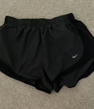 Black/gray Nike dri-fit shorts women’s large thumbnail 1