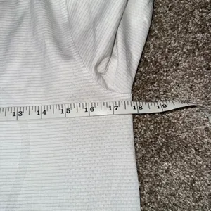 Lululemon Swiftly‎ Tech Long Sleeve Women 10 White Excellent Striped Crewneck thumbnail 3