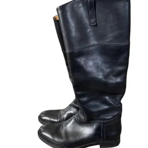 Enzo Angiolini Black Leather Eaellerby‎ Riding Boots Sz 10 Equestrian Preppy thumbnail 2